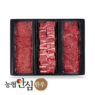 [선물세트] 농협안심한우 정육갈비혼합 냉동세트 2.5KG(찜갈비/국거리/불고기)