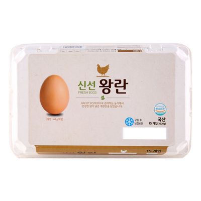 홈플러스  좋은상품 친환경 신선 왕란 15구