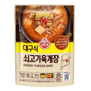 오뚜기 대구식 쇠고기육개장 500G