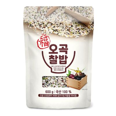 국산 오곡찰밥 600G(봉)