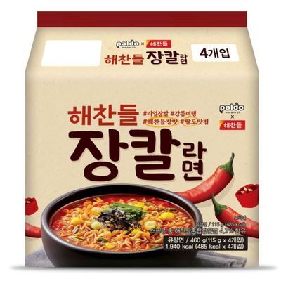 팔도 해찬들 장칼라면 115G*4입