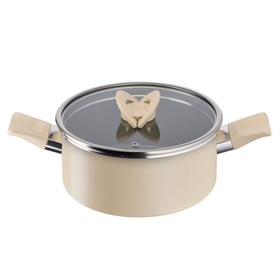 테팔 티타늄 블라썸 베이지 인덕션 겸용 냄비 양수20CM