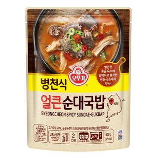 오뚜기 병천식 얼큰 순대국밥 500G