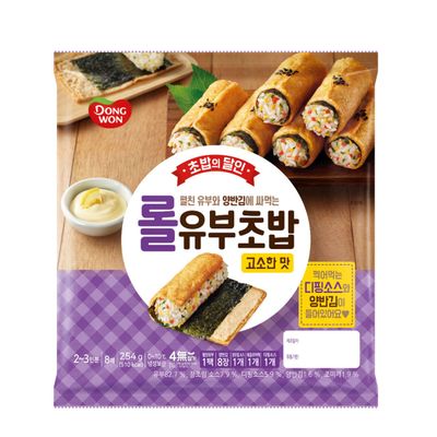 [신상품] 동원 롤 유부초밥 고소한맛 254G