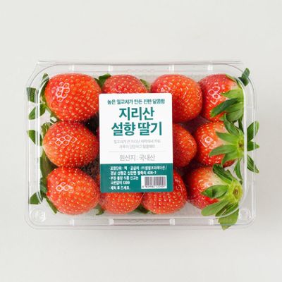 [신상품] 지리산 설향딸기 500G(팩)