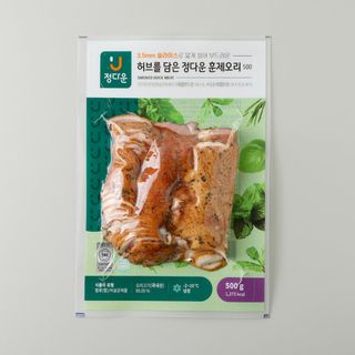 정다운 허브를 담은 훈제오리 500G