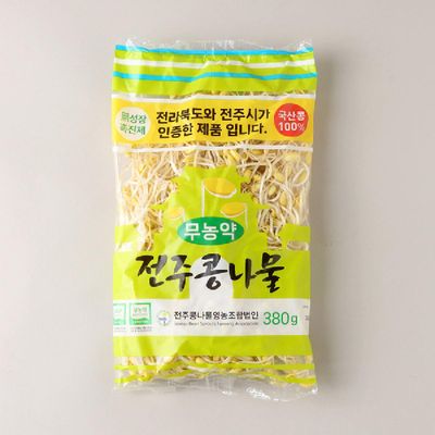 [신상품] 무농약 전주콩나물 국산 380G