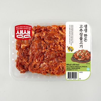 [신상품] 생생 한돈 고추장 불고기 800G