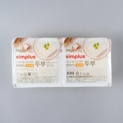 simplus 100%국산콩 두부기획 300G*2