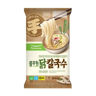 풀무원 일품 닭칼국수 2인분 376G