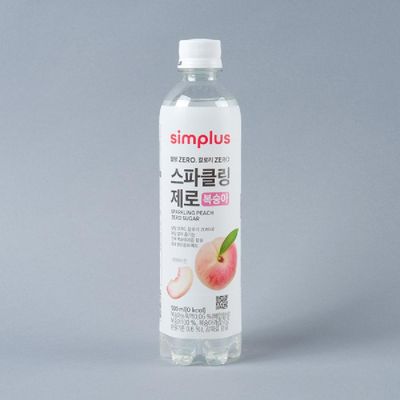 simplus 스파클링 제로 복숭아 500ML