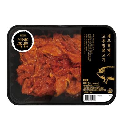 [신상품] 제주 흑돼지 고추장 불고기 800G