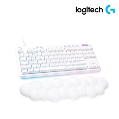 로지텍 G713 오로라 컬렉션 유선 기계식 게이밍 키보드&팜레스트 [화이트/택타일]