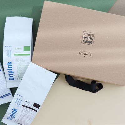 드립핑크 갓볶은 크래프트 바라토 원두커피 선물세트(홀빈)