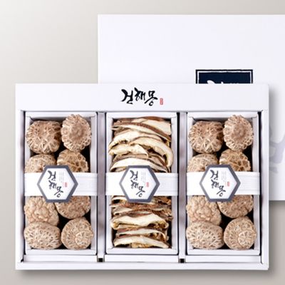 [건해몽]장흥버섯눈꽃세트특호(흑화고180g+표고슬라이스80g)