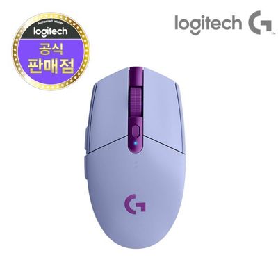 로지텍 무선 마우스(G304/라일락) _N1593050