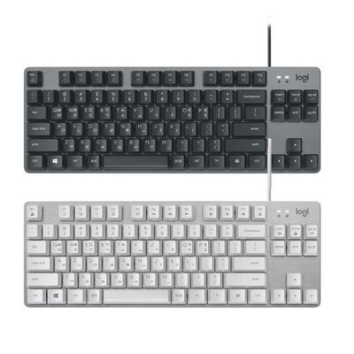 기계식 적축 키보드 (K835/화이트/로지텍)_N1850760