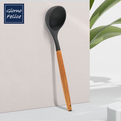 죠르노펠리체 우드 핸들 실리콘 국자 GF-SLD