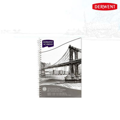 더웬트 아카데미 보드커버 스케치북 A5 110g 80매 인물/A5스케치북/A5드로잉패드/A