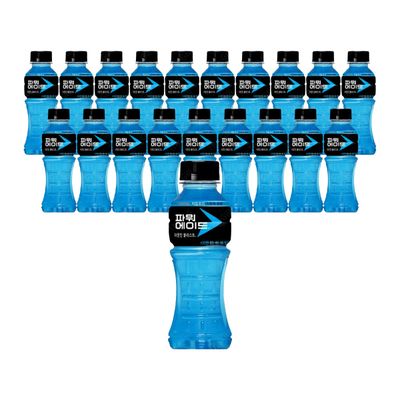 아침주스 드링크 파워에이드 무라벨 355ml 펫 20입