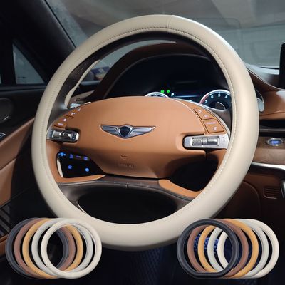 앤드윅스 국산 수제 핸들커버 원형 솔리드 선샤인베이지