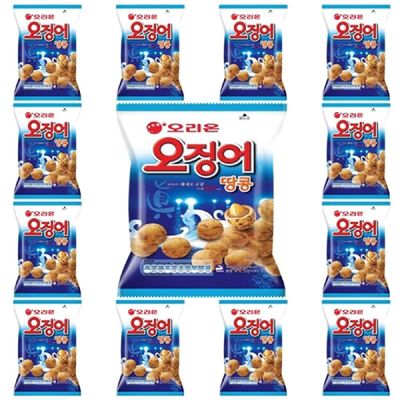 오리온 오징어땅콩 180g x 20개 스낵 과자 오징어땅콩 오징어땅콩과자 오징어땅콩스낵 봉