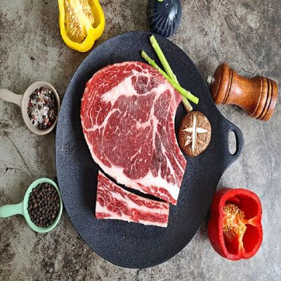 미국산 쇠고기 토마호크 캠핑고기 구이 원형 800g~890g