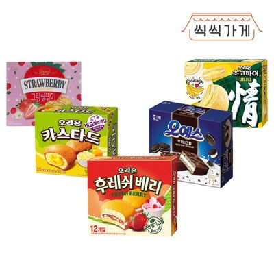 [씩씩가게] 파이레인저 출동(후레쉬베리 오예스쿠앤크 카스타드 그랑쉘딸기 바나나파이)