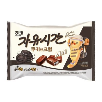 해태제과 자유시간 미니 쿠키앤크림 400g x 1개