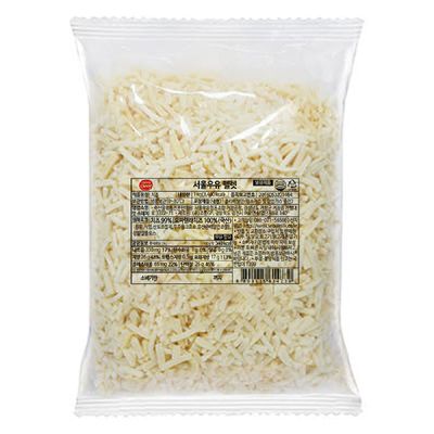 [냉장] 서울우유 모짜렐라 피자치즈 펠렛치즈(국산) 1kg_기한250511