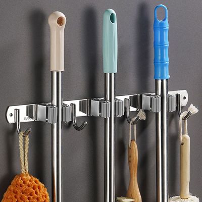 건물청소 CXTW2785 밀대 도구걸이대 빗자루 보관함 대걸레걸이