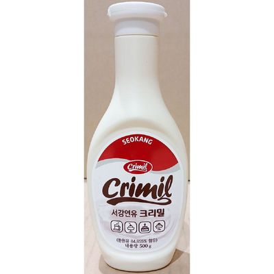 연유 서강유업 일반 500g 식료품 가공식품 유제품 소스 우유 하얀연유 홍자 밀크티 팥빙수