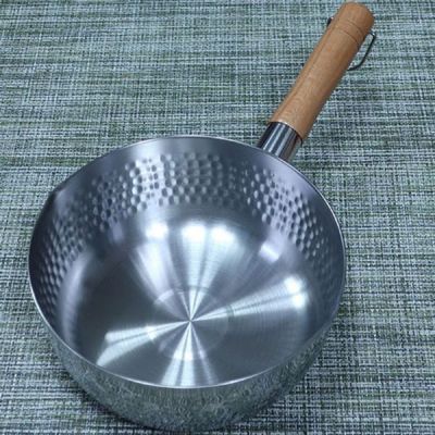 페르비타 ASJS4890 편수 냄비 엠보 인덕션 찌게 라면 냄비 18_엠보18cm-우드핸들