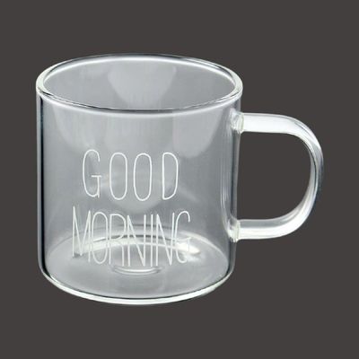 굿모닝 JUAL4514 손잡이 유리컵 (350ml) DK28