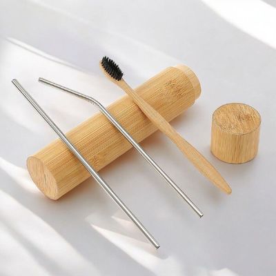게더릭 UDIM4133 휴대용 대나무 수저 칫솔세트 (케이스 포함)