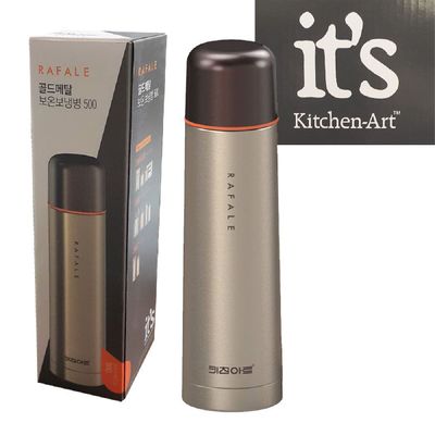 키친아트 MUZO0666 골드스텐 보냉보온병 500ml