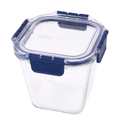 [신상품] 내열 OIOQ7393 유리 밀폐 직사각 냉동 밥 보관 용기 950ml