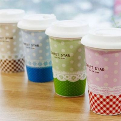 뚜껑 NHST1371 음료컵 450ml 텀블러 커피 도자재 세라믹 사무실_블루마운티