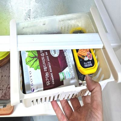 냉장고 정리 SDEM8510 수납 칸막이 정리함 홀더_화이트+홀더9종