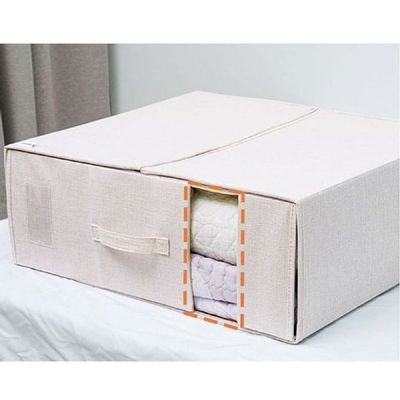 [신상품]접이식 TMDB0428 리빙박스 의류 보관 박스 이불 옷 정리함 2색_그레이
