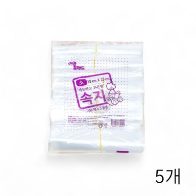 에코프랜드 GUGC4388 비닐속지 흰색 소 (18X23cm) 1000매 X5개