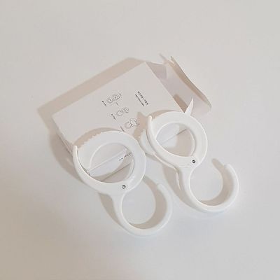 가발걸이 TBZB8575 S자형 봉걸이 잠금 후크 걸이 2P