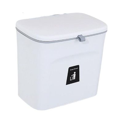 싱크대 MXLP5182 도어 걸이 쓰레기통 (7L 화이트) JT09