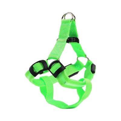 LED OUTO6628 강아지 하네스 가슴줄 (L 그린) DK65
