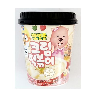 어린이떡볶이 뽀로로 크림떡볶이 110g X8 부드러운 우유크림소스