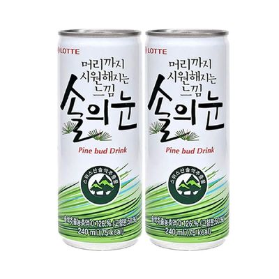 탄산음료수 롯데칠성 솔의눈 음료수 240mlx30캔