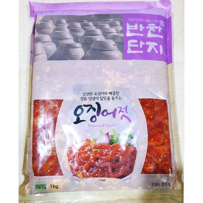 젓갈 오징어젓 반찬단지 1k 간장 게장 꼴뚜