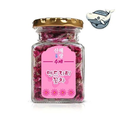 한국 자연 자생 맨드라미꽃차 향기로운 수제