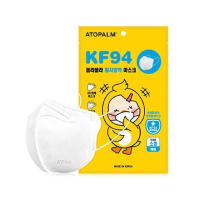 유아마스크 아토팜 블라블라 유아 KF-94 마스크 1매 4~8세