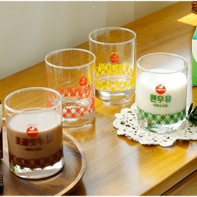 서울우유 바나나우유 아이스크림컵 위스키 컵 250ml